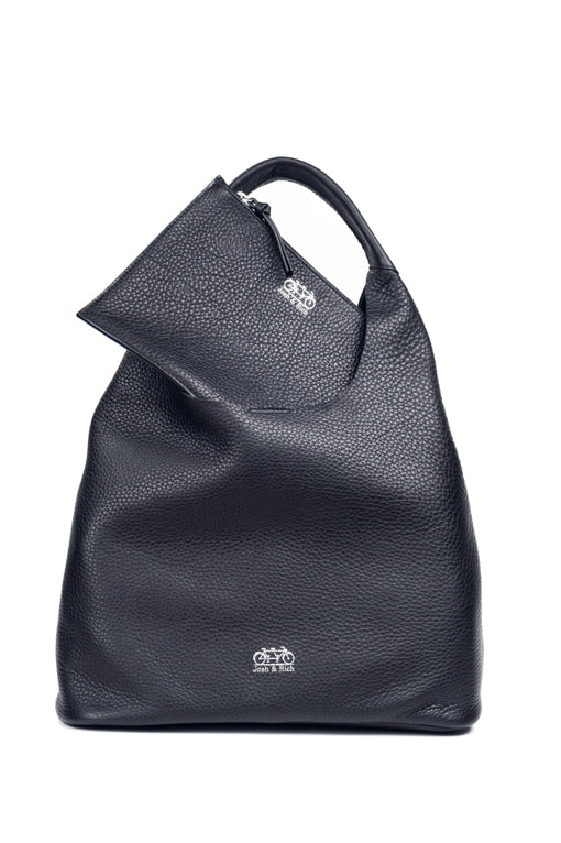 Bolso HOBO piel negro